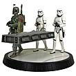 Boba Fett with Han Solo in Carbonite Statue Star Wars       